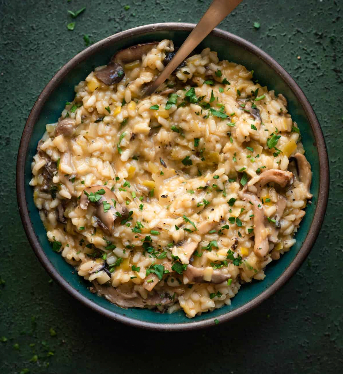 The Best Vegan Mushroom Risotto
